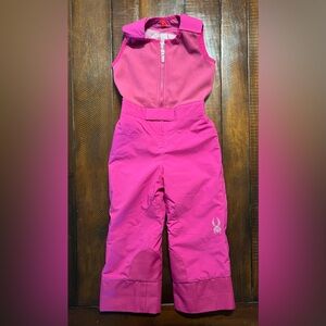Spyder girls Insulated Ski Bib, pants size 4